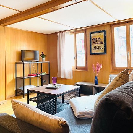 Lovely & Great Equipped Wooden Alp Chalet Flat Kandersteg Exteriör bild