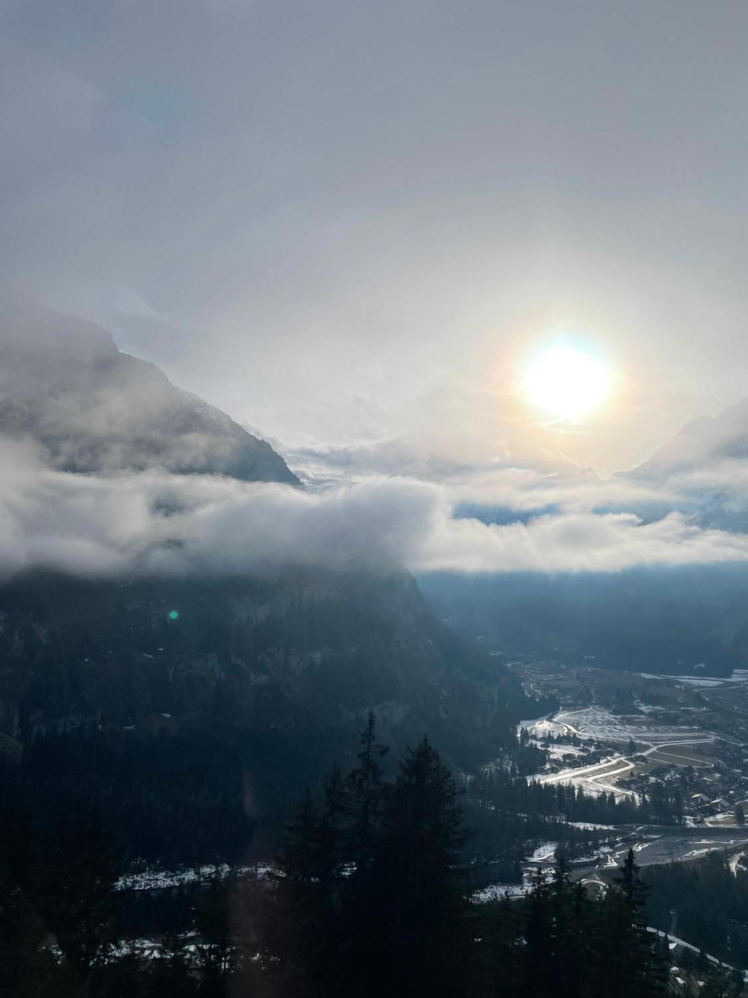 Lovely & Great Equipped Wooden Alp Chalet Flat Kandersteg Exteriör bild