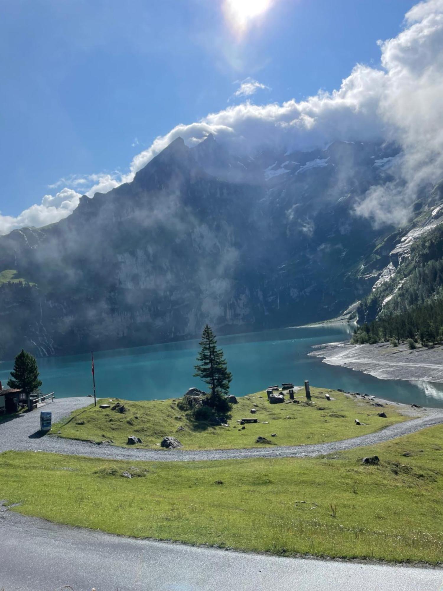 Lovely & Great Equipped Wooden Alp Chalet Flat Kandersteg Exteriör bild