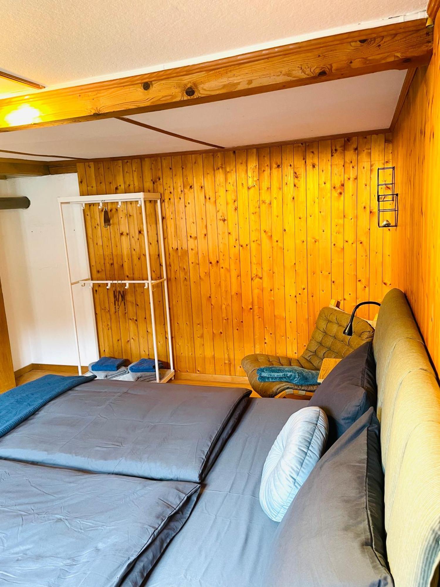 Lovely & Great Equipped Wooden Alp Chalet Flat Kandersteg Exteriör bild