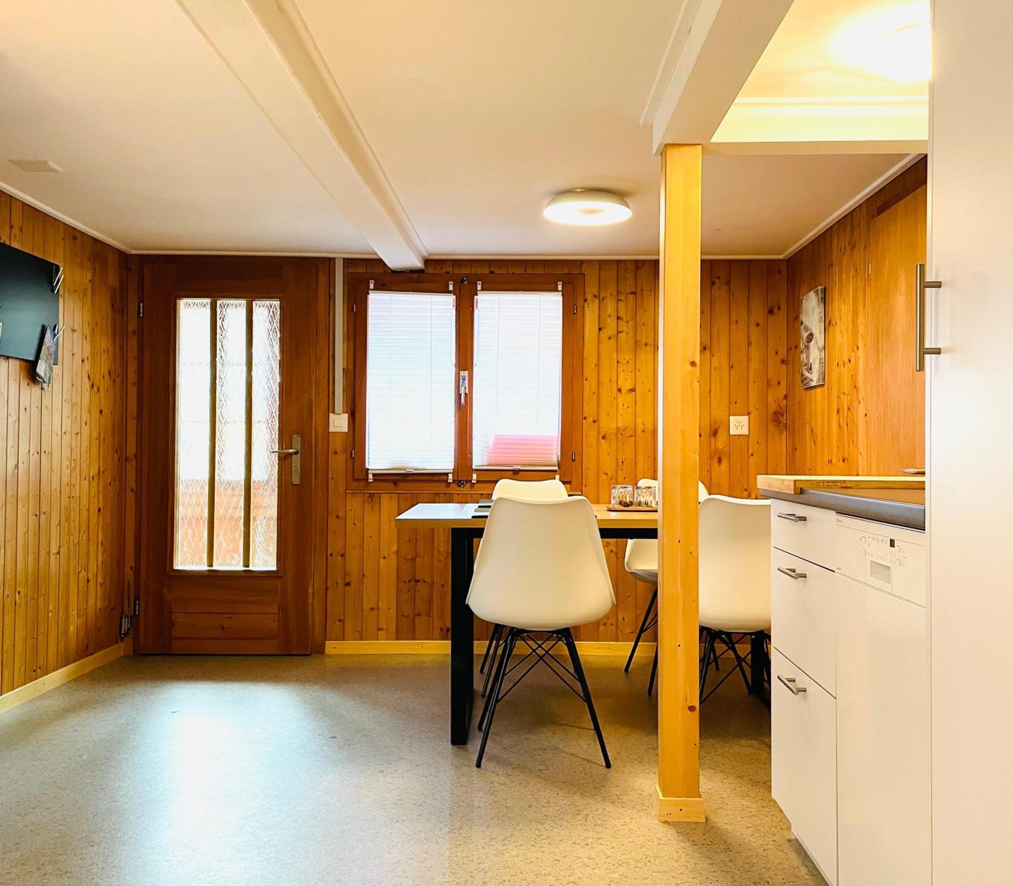 Lovely & Great Equipped Wooden Alp Chalet Flat Kandersteg Exteriör bild